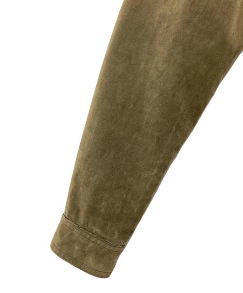 MINEDENIM（マインデニム）MINEDENIM (マインデニム) ベルベットデニムジャケット ベージュ サイズ:SIZE 2の古着・服飾アイテム