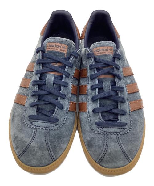 adidas（アディダス）adidas (アディダス) ローカットスニーカー アイランドシリーズ バミューダ ネイビー×ブラウン サイズ:SIZE 25cmの古着・服飾アイテム