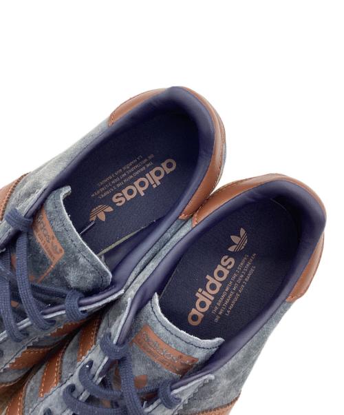 adidas（アディダス）adidas (アディダス) ローカットスニーカー アイランドシリーズ バミューダ ネイビー×ブラウン サイズ:SIZE 25cmの古着・服飾アイテム