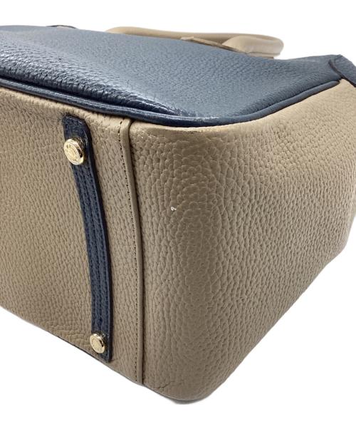 A.D.M.J.（エーディーエムジェイ）A.D.M.J. (エーディーエムジェイ) トートバッグ グレー×ネイビーの古着・服飾アイテム