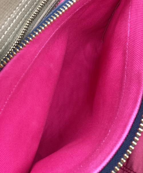 A.D.M.J.（エーディーエムジェイ）A.D.M.J. (エーディーエムジェイ) トートバッグ グレー×ネイビーの古着・服飾アイテム