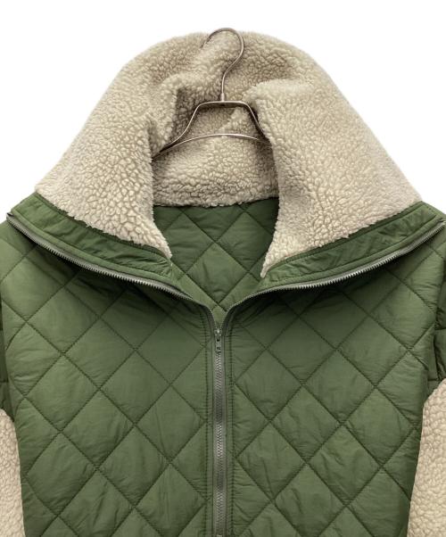 antiqua（アンティカ）antiqua (アンティカ) キルティングボアジャケット グリーン サイズ:SIZE Freeの古着・服飾アイテム
