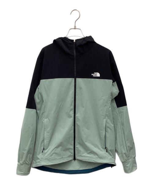 THE NORTH FACE（ザ ノース フェイス）THE NORTH FACE (ザ ノース フェイス) ナイロンパーカー ブラック×ミントグリーン サイズ:SIZE XLの古着・服飾アイテム