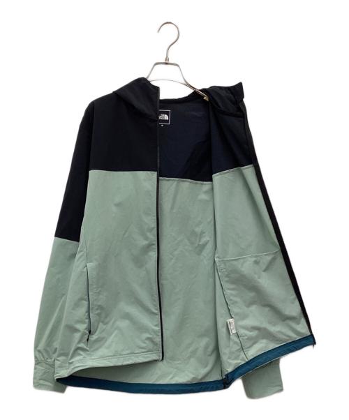 THE NORTH FACE（ザ ノース フェイス）THE NORTH FACE (ザ ノース フェイス) ナイロンパーカー ブラック×ミントグリーン サイズ:SIZE XLの古着・服飾アイテム