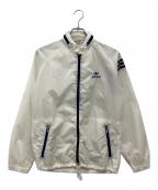 adidasアディダス）の古着「ナイロンジャケット 80s デサントタグ」｜ホワイト