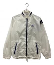 adidas（アディダス）の古着「ナイロンジャケット 80s デサントタグ」｜ホワイト