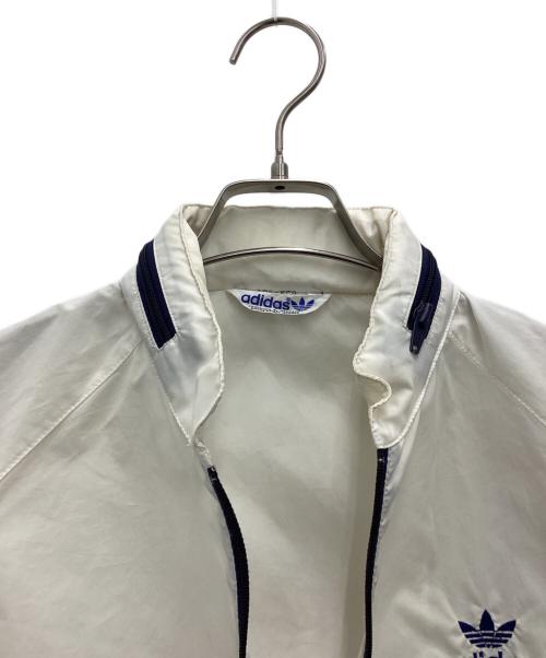 adidas（アディダス）adidas (アディダス) ナイロンジャケット 80s デサントタグ ホワイト サイズ:SIZE 不明の古着・服飾アイテム