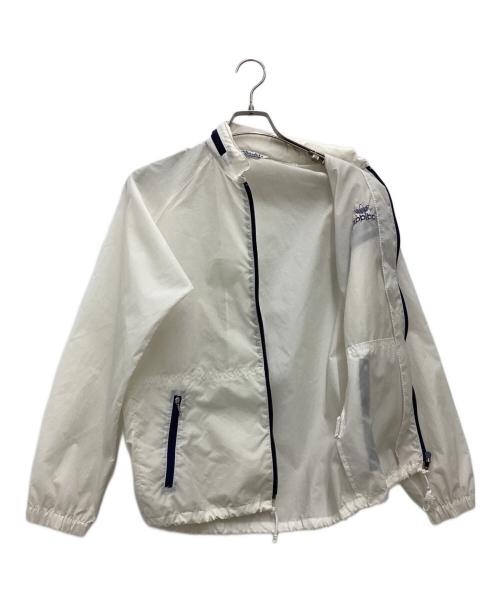 adidas（アディダス）adidas (アディダス) ナイロンジャケット 80s デサントタグ ホワイト サイズ:SIZE 不明の古着・服飾アイテム