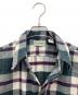 中古・古着 L.L.Bean (エルエルビーン) NORTHWOODS ボタンダウンシャツ 推定80～90 USA製 パープル×グリーン サイズ:SIZE M：9000円