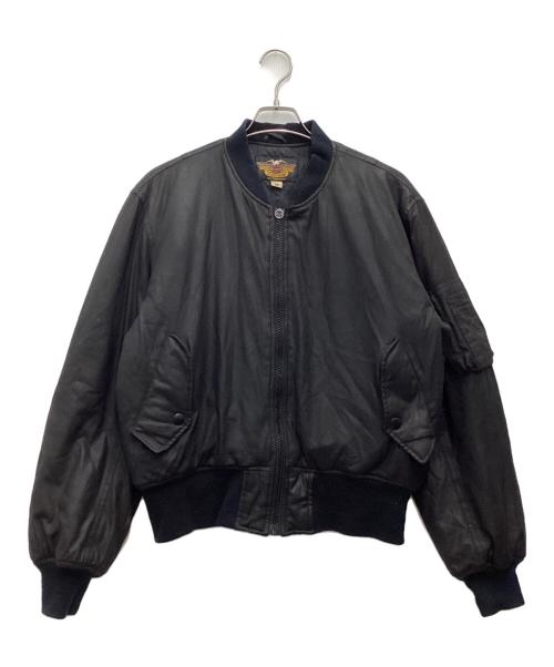 HARLEY-DAVIDSON（ハーレーダビッドソン）HARLEY-DAVIDSON (ハーレーダビッドソン) ブルゾン ブラック サイズ:SIZE Mの古着・服飾アイテム
