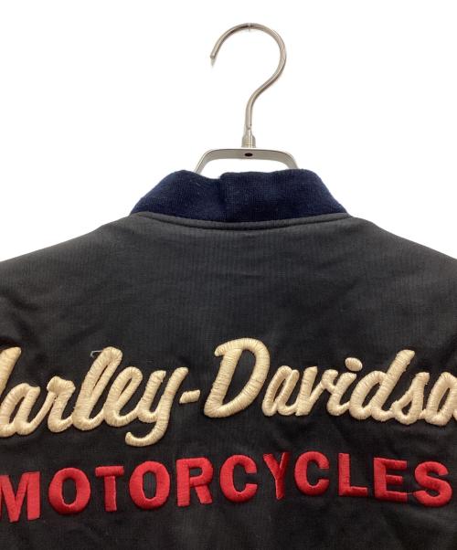 HARLEY-DAVIDSON（ハーレーダビッドソン）HARLEY-DAVIDSON (ハーレーダビッドソン) ブルゾン ブラック サイズ:SIZE Mの古着・服飾アイテム