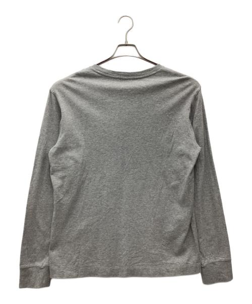 BLACK LABEL CRESTBRIDGE（ブラックレーベル クレストブリッジ）BLACK LABEL CRESTBRIDGE (ブラックレーベル クレストブリッジ) 長袖カットソー グレー サイズ:SIZE Lの古着・服飾アイテム