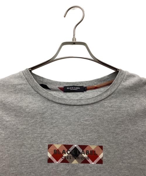 BLACK LABEL CRESTBRIDGE（ブラックレーベル クレストブリッジ）BLACK LABEL CRESTBRIDGE (ブラックレーベル クレストブリッジ) 長袖カットソー グレー サイズ:SIZE Lの古着・服飾アイテム