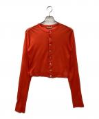 AURALEEオーラリー）の古着「薄手カーディガン」｜オレンジ