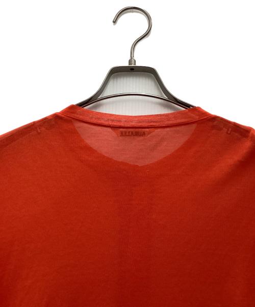 AURALEE（オーラリー）AURALEE (オーラリー) 薄手カーディガン オレンジ サイズ:SIZE 1の古着・服飾アイテム