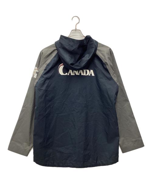 hudson's bay（ハドソンズバイ）hudson's bay (ハドソンズバイ) マウンテンパーカー オリーブ×ブラック サイズ:SIZE Mの古着・服飾アイテム