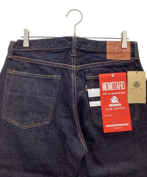 MOMOTARO JEANS（桃太郎ジーンズ）MOMOTARO JEANS (桃太郎ジーンズ) デニムパンツ TASCA4D インディゴ サイズ:SIZE 86cm (W34) 未使用品の古着・服飾アイテム