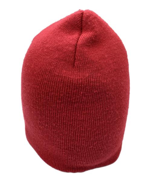SUPREME（シュプリーム）Supreme (シュプリーム) ニット帽 レッドの古着・服飾アイテム