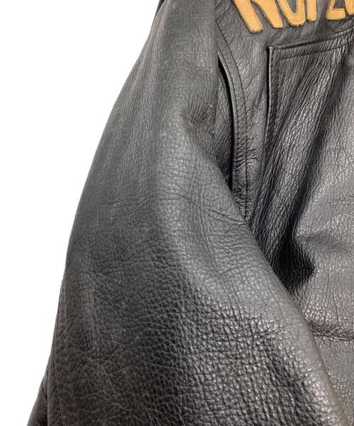 KADOYA new concepter（カドヤ ニューコンセプター）KADOYA NEW CONCEPTER (カドヤ ニューコンセプター) レザージャケット ブラック サイズ:SIZE Mの古着・服飾アイテム