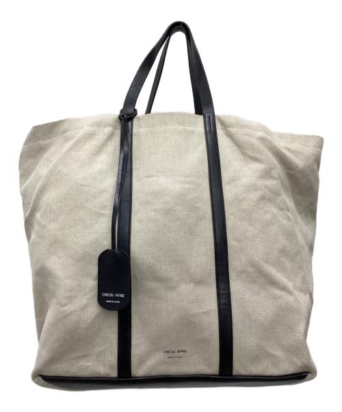 CHACOLI（チャコリ）CHACOLI (チャコリ) HYKE (ハイク) トートバッグ アイボリー×ブラックの古着・服飾アイテム