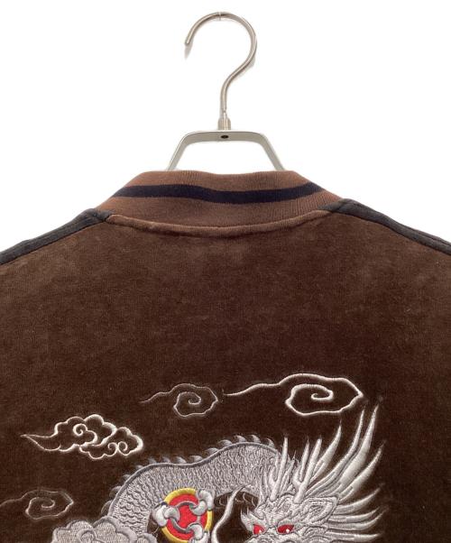 BULLET NOISE（バレットノイズ）BULLET NOISE (バレットノイズ) スカジャン ブラウン サイズ:SIZE Lの古着・服飾アイテム