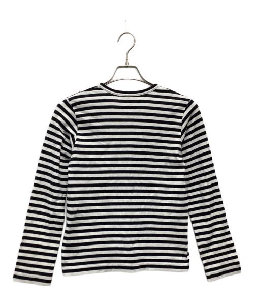 PLAY COMME des GARCONS（プレイコムデギャルソン）PLAY COMME des GARCONS (プレイコムデギャルソン) 長袖Tシャツ ホワイト サイズ:SIZE Mの古着・服飾アイテム