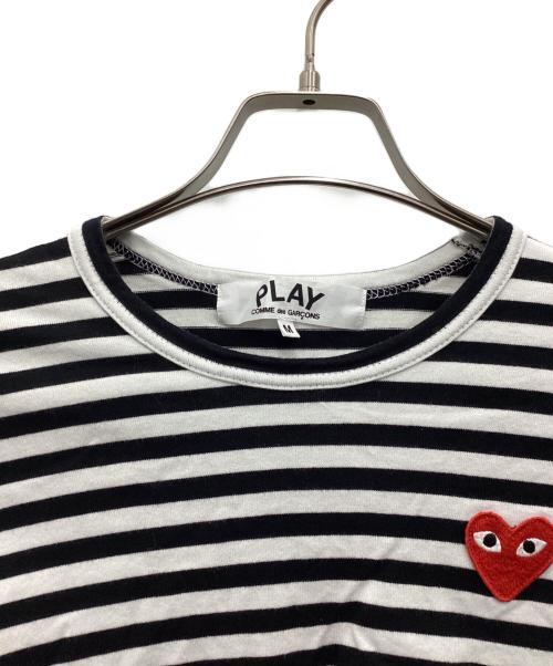 PLAY COMME des GARCONS（プレイコムデギャルソン）PLAY COMME des GARCONS (プレイコムデギャルソン) 長袖Tシャツ ホワイト サイズ:SIZE Mの古着・服飾アイテム