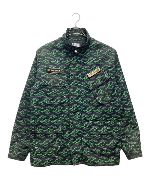 DEVILOCK（デヴィロック）DEVILOCK (デヴィロック) 中綿ジャケット グリーン サイズ:SIZE XLの古着・服飾アイテム