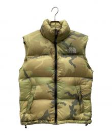 THE NORTH FACE（ザ ノース フェイス）の古着「ヌプシダウンベスト」｜カーキ