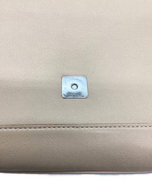 GUCCI（グッチ）GUCCI (グッチ) チェーンショルダーバッグ ベージュの古着・服飾アイテム
