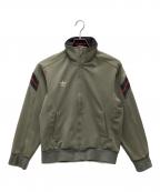 adidasアディダス）の古着「トラックジャケット」｜オリーブ