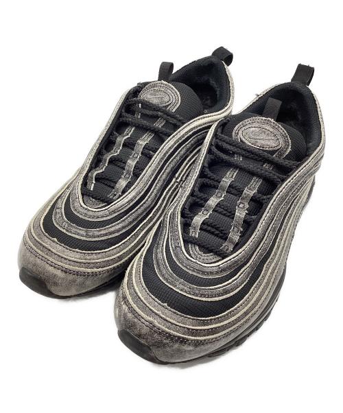 NIKE（ナイキ）NIKE (ナイキ) COMME des GARCONS HOMME PLUS (コムデギャルソンオムプリュス) スニーカー AIRMAX97 グレー×ブラック サイズ:SIZE 27.5cmの古着・服飾アイテム