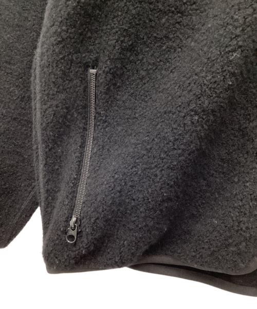 LOOPWHEELER（ループウィラー）LOOPWHEELER (ループウィラー) ウール吊りパイルシープフリース 25AWジャケット ブラック サイズ:SIZE Lの古着・服飾アイテム