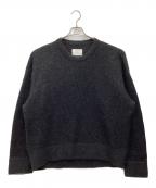steinシュタイン）の古着「厚手ニット BI COLOR RIB SUPER KID MOHAIR LS」｜グレー