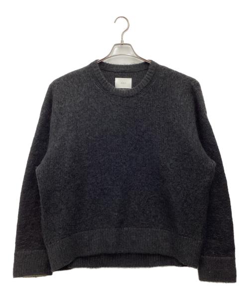 stein（シュタイン）stein (シュタイン) 厚手ニット BI COLOR RIB SUPER KID MOHAIR LS グレー サイズ:SIZE Sの古着・服飾アイテム