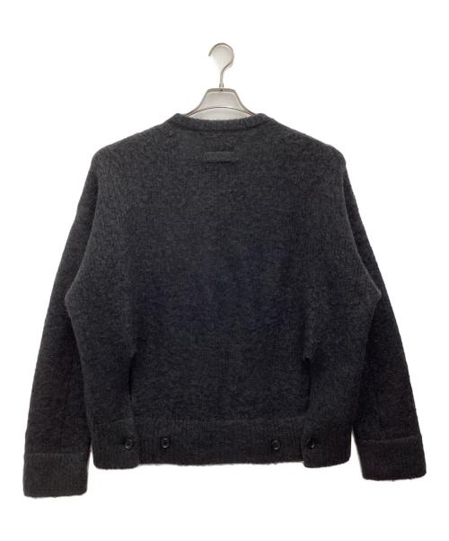 stein（シュタイン）stein (シュタイン) 厚手ニット BI COLOR RIB SUPER KID MOHAIR LS グレー サイズ:SIZE Sの古着・服飾アイテム