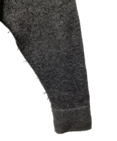 stein（シュタイン）stein (シュタイン) 厚手ニット BI COLOR RIB SUPER KID MOHAIR LS グレー サイズ:SIZE Sの古着・服飾アイテム