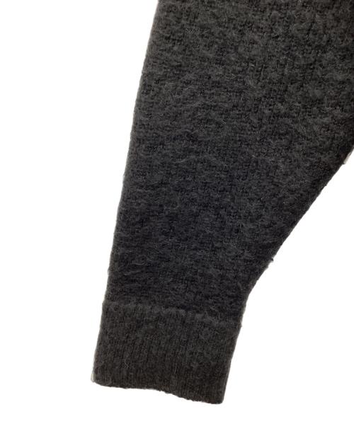 stein（シュタイン）stein (シュタイン) 厚手ニット BI COLOR RIB SUPER KID MOHAIR LS グレー サイズ:SIZE Sの古着・服飾アイテム