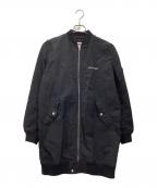 MM6 Maison Margielaエムエムシックスメゾンマルジェラ）の古着「ボンバージャケット」｜ブラック