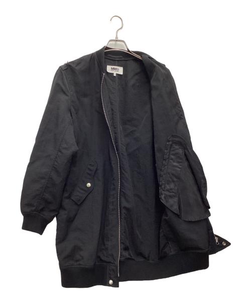 MM6 Maison Margiela（エムエムシックスメゾンマルジェラ）MM6 Maison Margiela (エムエムシックスメゾンマルジェラ) ボンバージャケット ブラック サイズ:SIZE 40の古着・服飾アイテム