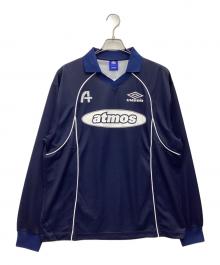 ATMOS×UMBRO（アトモス×アンブロ）の古着「LS SOCCER JERSEY ゲームシャツ」｜ネイビー