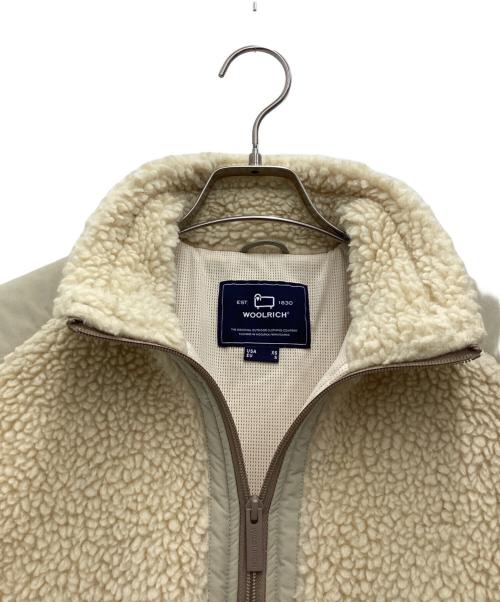 WOOLRICH（ウールリッチ）WOOLRICH (ウールリッチ) パイルフリースジャケット ホワイト サイズ:SIZE Sの古着・服飾アイテム