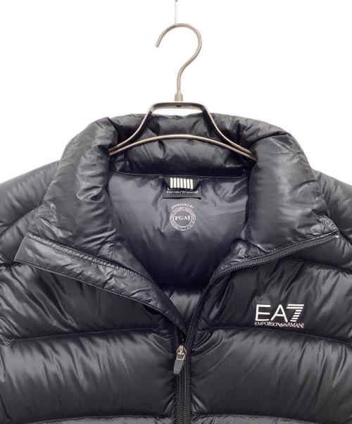 EMPORIO ARMANI（エンポリオアルマーニ）EMPORIO ARMANI (エンポリオアルマーニ) ダウンベスト ブラック サイズ:SIZE Mの古着・服飾アイテム