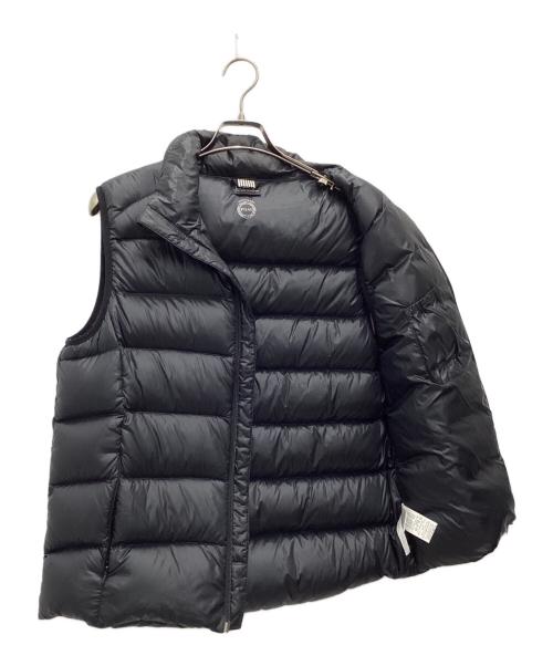 EMPORIO ARMANI（エンポリオアルマーニ）EMPORIO ARMANI (エンポリオアルマーニ) ダウンベスト ブラック サイズ:SIZE Mの古着・服飾アイテム