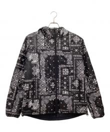 WILD THINGS（ワイルドシングス）の古着「バンダナ柄 プリマロフト フードジャケット」｜ブラック