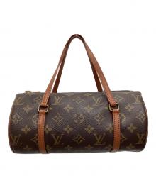 LOUIS VUITTON（ルイ ヴィトン）の古着「パピヨンPM ハンドバッグ モノグラム」｜ブラウン