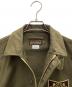 中古・古着 FREEWHEELERS (フリーホイーラーズ) US NAVY ミリタリージャケット CHOP EM DECK WORKER JACKET オリーブ サイズ:SIZE 42：67000円