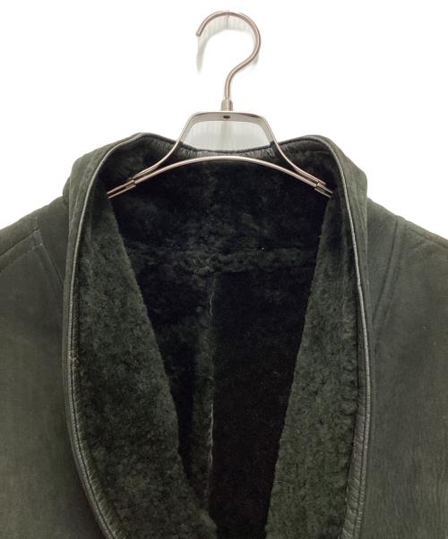 Vallemosso（ヴァッレモッソ）Vallemosso (ヴァッレモッソ) ムートンジャケット 推定90~00 ブラック サイズ:SIZE Lの古着・服飾アイテム