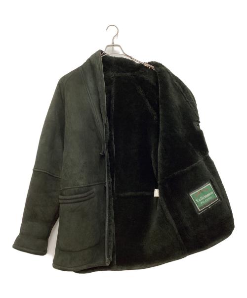 Vallemosso（ヴァッレモッソ）Vallemosso (ヴァッレモッソ) ムートンジャケット 推定90~00 ブラック サイズ:SIZE Lの古着・服飾アイテム