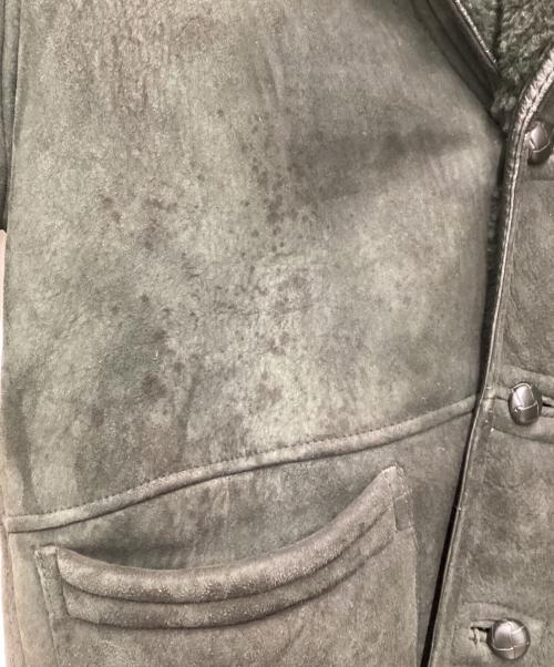 Vallemosso（ヴァッレモッソ）Vallemosso (ヴァッレモッソ) ムートンジャケット 推定90~00 ブラック サイズ:SIZE Lの古着・服飾アイテム